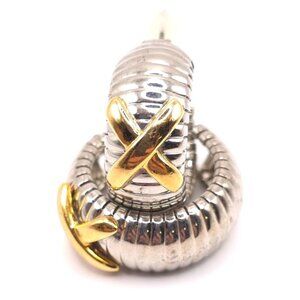 Mixed Metal Statement Hoops - Gold & Silver Tone - Office to Dinner Earrings